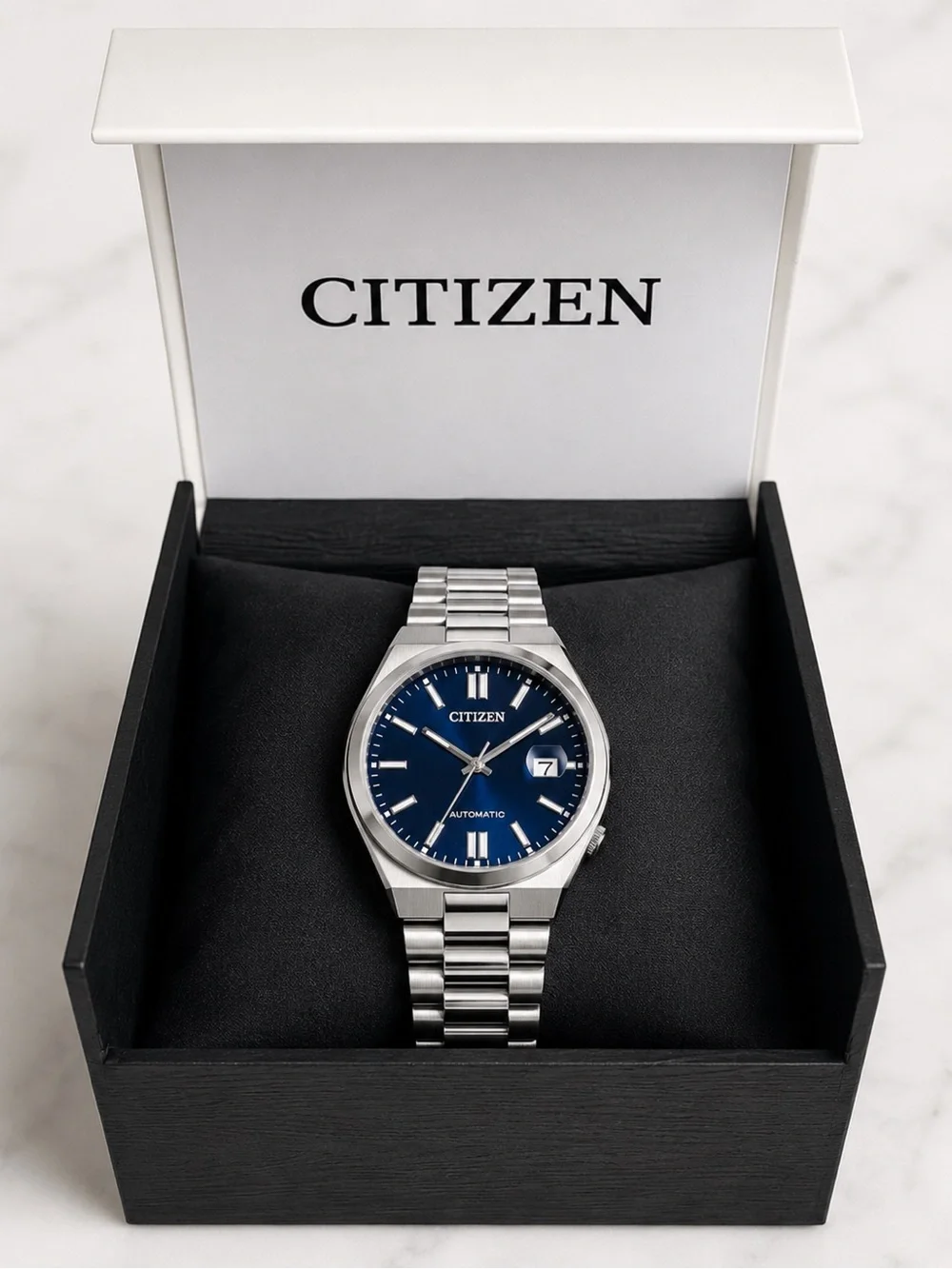 Men's Tsuyosa Automatic Stainless Steel Bracelet Watch 40mm Style NJ0150-56L